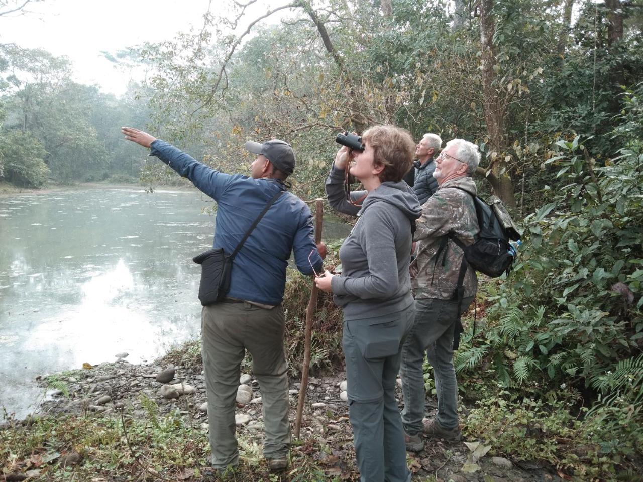 Chital Lodge Chitwan Bagian luar foto